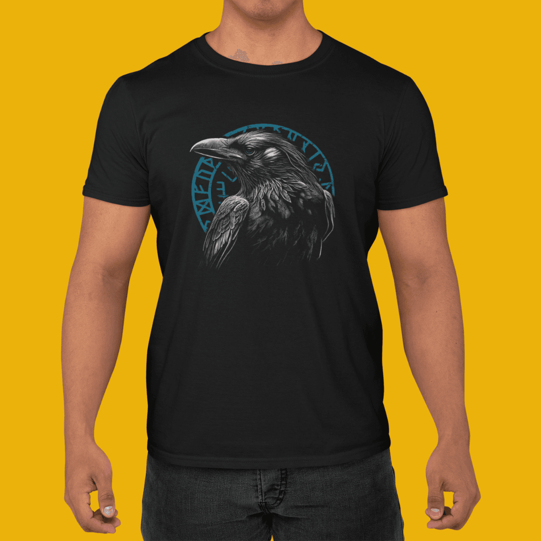 CORBEAU ET RUNES VIKING
